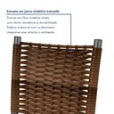 Ver imagem 6 de Kit 6 Cadeiras de Jantar Estofadas Corino Mariana Prata/Marrom