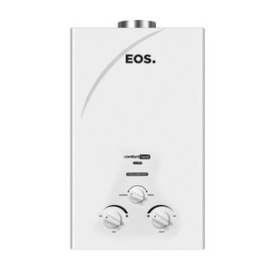 Aquecedor de Água a Gás Eos 7,5 Litros (gás Liquefeito de Petróleo) Exaustão Natural Branco
