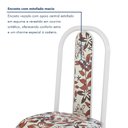 Ver imagem 7 de Kit 6 Cadeiras Sala de Jantar Estofadas Aço Sofia Branco