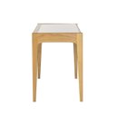 Ver imagem 6 de Mesa Aparador Sofia Tampo de Vidro 53/106 Marrom/Amendoa