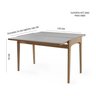 Mesa Aparador Sofia Tampo de Vidro 53/106 - 3