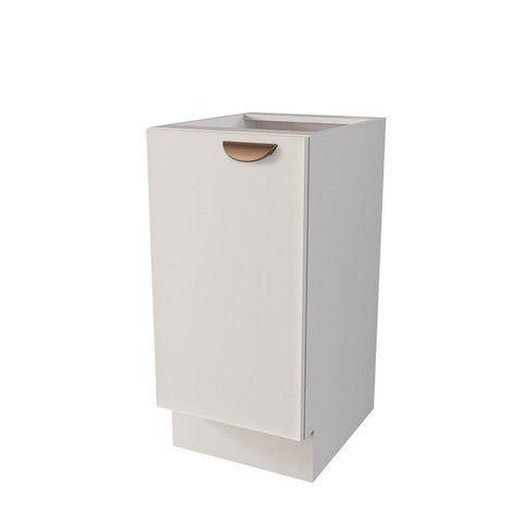 Balcão 1 Porta 40cm sem Tampo Arizona CabeCasa MadeiraOriginals Branco/Cobre