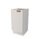 Ver imagem 1 de Balcão Planejado 1 Porta 40cm sem Tampo Arizona CabeCasa MadeiraOriginals Branco/Cobre
