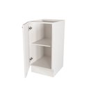 Ver imagem 3 de Balcão Planejado 1 Porta 40cm sem Tampo Arizona CabeCasa MadeiraOriginals Branco/Cobre