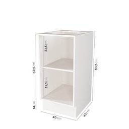 Balcão 1 Porta 40cm sem Tampo Arizona Cabecasa Madeiramadeira - 2