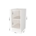 Ver imagem 2 de Balcão Planejado 1 Porta 40cm sem Tampo Arizona CabeCasa MadeiraOriginals Branco/Cobre