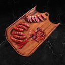 Ver imagem 4 de Tábua para Churrasco Gourmet Elite em Madeira Maciça com Pés Emborrachados