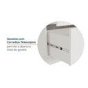 Ver imagem 4 de Balcão Planejado 2 Gavetões 80cm com Tampo Arizona CabeCasa MadeiraOriginals Branco/Cobre