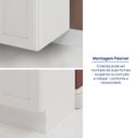 Ver mais imagens de Balcão Planejado 2 Gavetões 80cm sem Tampo Arizona CabeCasa MadeiraOriginals Branco/Cobre