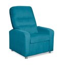Ver imagem 5 de Cadeira Poltrona do Papai Reclinável Confortável Suede Azul Tiffany