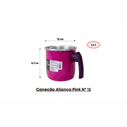 Canecão Aliança Colorido Nº 12 Rizzolar - Praticidade e Elegância em sua Cozinha Fúcsia - 6