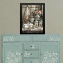 Ver imagem 1 de Quadro Decorativo Retrô Banheiro Antigo 24x18cm:moldura Branca