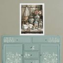 Ver imagem 2 de Quadro Decorativo Retrô Banheiro Antigo 24x18cm:moldura Branca