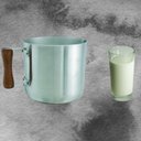 Ver imagem 3 de Caneca Alumínio Leiteira Canecão Fervedor Cabo Madeira 2,5 L