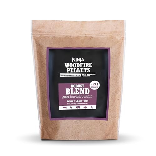 Ninja Woodfire Pellets, Robust Blend, 2 Lb 100% Madeira Real