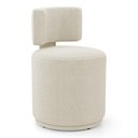 Ver imagem 1 de Puff Decorativo Orgânico Living Melis Minimalista Bouclê Bege - Desk Design