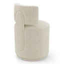 Ver imagem 5 de Puff Decorativo Orgânico Living Melis Minimalista Bouclê Bege - Desk Design