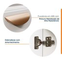 Ver imagem 4 de Balcão de Canto Oblíquo Planejado sem Tampo Arizona CabeCasa MadeiraOriginals Branco/Cobre