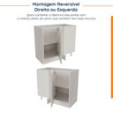 Ver imagem 4 de Balcão de Canto Reto sem Tampo 1 Porta Arizona CabeCasa MadeiraOriginals