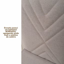 Conjunto Mesa Viena com 4 Cadeiras de Madeira Maciça, Estofada e Bordada Liz Authentic Espresso Móve - 18