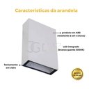 Ver imagem 3 de Arandela Blindada Efeito 2 Fachos Duplo Led 4w 3000k Oferta! - Branco - Bco Quente - 110v/220v