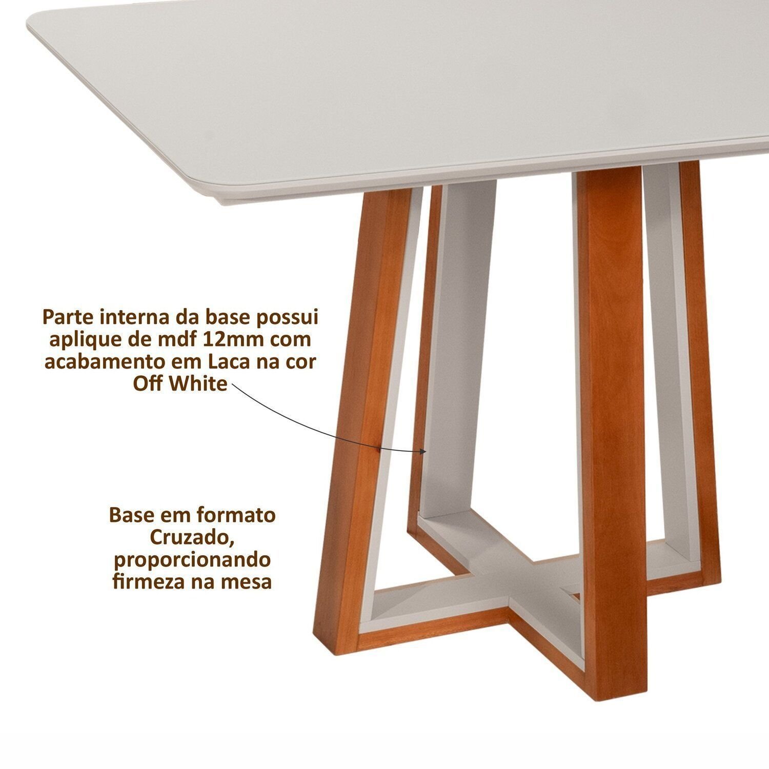 Conjunto Mesa Viena com 4 Cadeiras de Madeira Maciça e Estofada Ímola Authentic Espresso Móveis - 9