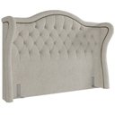Ver imagem 1 de Cabeceira Cama Box Queen 160 cm P05 Lisboa Bouclê Creme - Lyam Decor