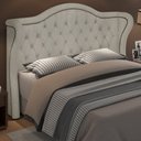 Ver imagem 2 de Cabeceira Cama Box Queen 160 cm P05 Lisboa Bouclê Creme - Lyam Decor