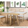 Mesa de Jantar Retangular Lírio Extensível 122/178 Tampo de Vidro - 2