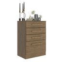 Ver imagem 4 de Cômoda para Quarto 4 Gavetas 60x86x40 Cm