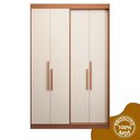 Ver imagem 3 de Guarda Roupa Solteiro 4 Portas e 2 Gavetas 100% MDF Manila Carvalho Vermontt/Off White