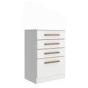 Ver imagem 2 de Cômoda para Quarto 4 Gavetas 60x86x40