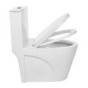 Ver imagem 6 de Vaso Sanitário Monobloco Caixa Acoplada Privada Barcelona