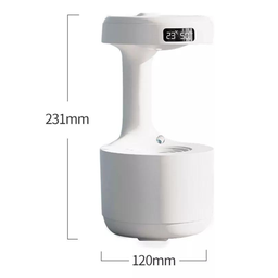Umidificador Difusor de Ar Água Anti-gravidade Led Gota de Água Deend 800ml - 4