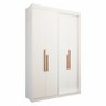 Guarda Roupa Solteiro 4 Portas e 2 Gavetas 100% MDF Manila Branco - 2