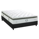 Ver imagem 1 de Cama Box Casal: Colchão Molas Ensacadas Herval Imperatore Gold C1655 + Base Crc Suede Gray (