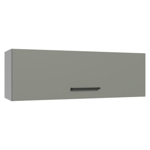 Armário Aéreo 100 Cm 1 Porta Basculante Branco/cinza Agata Madesa