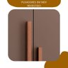Guarda Roupa Solteiro 4 Portas e 2 Gavetas 100% MDF Manila Carvalho Vermontt/Fendi - 9