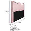Ver imagem 5 de Cabeceira Queen Bari P02 160 cm Para Cama BoxRosa Bebê