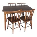 Ver imagem 2 de Jogo de Jantar Colonial Brisa Mesa 110x80 Cm + 04 Cadeiras Imbuia Rustico