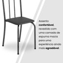 Ver mais imagens de Conjunto de Mesa Tubular 100cm X 60cm Tampo em Granito com 4 Cadeiras