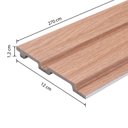 Ver imagem 4 de Painel Ripado Poliestireno 1302 Italy 12cmx1,2cmx270cm