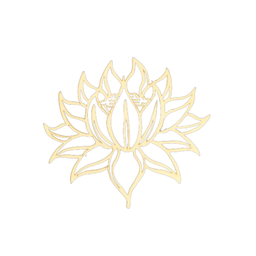 Mandala Flor de Lotus em Mdf Branco - 1