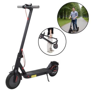 Patinete Elétrico 350w Dobrável 25 Km/h Autonomia 35 Km até 120 Kg Led Preto Importway Iwpel350