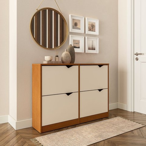 Sapateira para Quarto com 4 Gavetas Porto