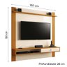 Painel para TV até 55 Polegadas Condor EDN Off White Cedro - 2