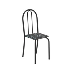 Conjunto de Mesa Tubular 100cm X 60cm Tampo em Granito com 4 Cadeiras - 4