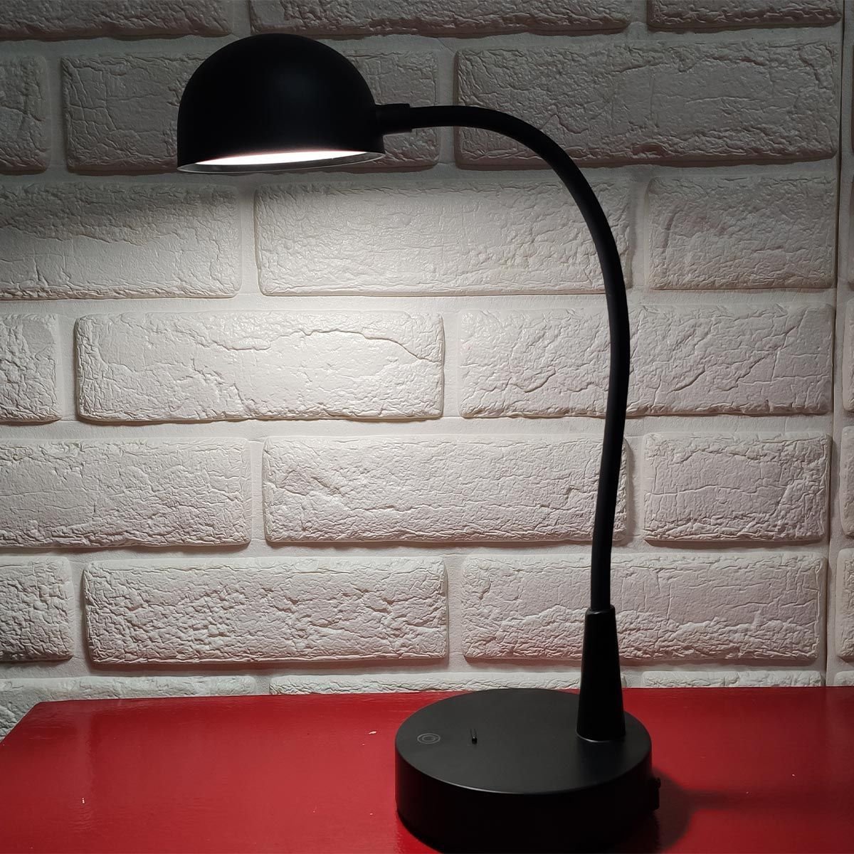 Luminaria Abajur Led 3 Tons Touch Flexivel Usb Bateria Recarregavel Mesa Sala Quarto Cabeceira Traba - 2