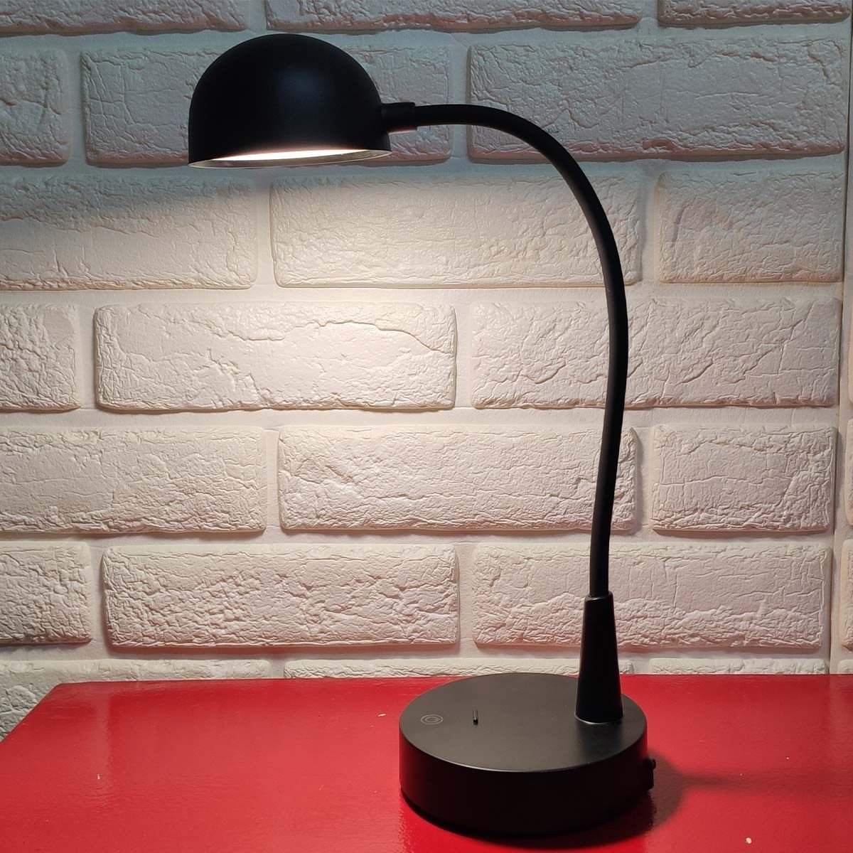 Luminaria Abajur Led 3 Tons Touch Flexivel Usb Bateria Recarregavel Mesa Sala Quarto Cabeceira Traba - 4