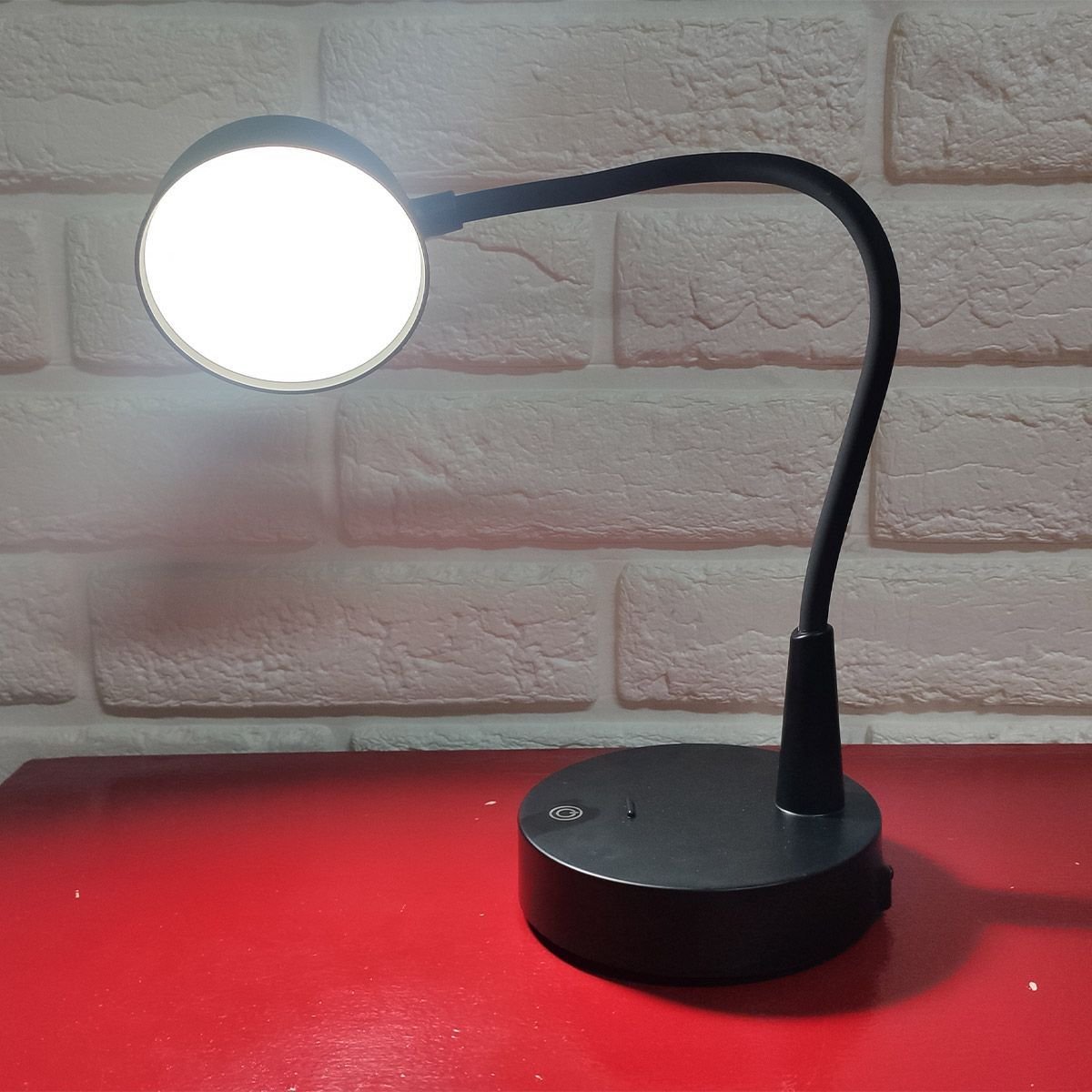 Luminaria Abajur Led 3 Tons Touch Flexivel Usb Bateria Recarregavel Mesa Sala Quarto Cabeceira Traba - 10